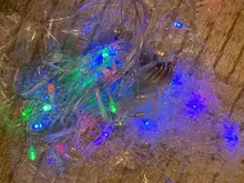 Led-String-Lights Christmas-Snowflakes Holiday Party Waterproof Connectable Wave