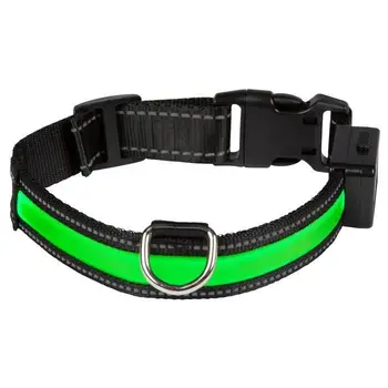 

EYENIMAL Light Necklace USB light rechargeable necklace L-Green-For dogs
