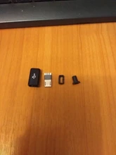 10 unids/lote YT2153B Micro USB 4Pin conector macho negro/blanco de datos OTG interfaz de línea de cable de datos para