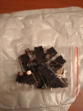 Mini Interruptor de Límite Micro palanca con rodillo de bisagra, 10 Uds.