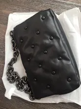 Bolso cruzado de cuero PU de cadena de metal de Color liso para Mujer, Bolso cruzado de diseñador, bandolera de hombro, novedad de 2021