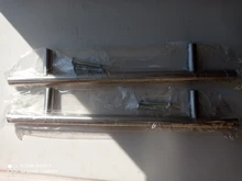 Barra en T de acero inoxidable para puerta alacena, 50mm-450mm, tirador del mango muebles perillas de gabinete, manija del cajón del armario