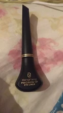 Lápiz Delineador de ojos líquido, negro, de secado rápido, suave, Lápiz Delineador de ojos a prueba de manchas, cepillo potenciador de párpados, 1 Uds.
