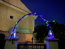 Rope-Tube Garland String-Lights Yard-Decoration Christmas Solar-Powered Garden Outdoor