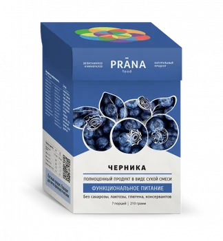 

PRANAfood с черникой, коробка
