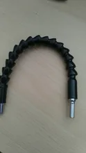 Destornillador eléctrico Universal de eje Flexible, extensión de vástago hexagonal de cabeza, 295MM, 1 Uds.