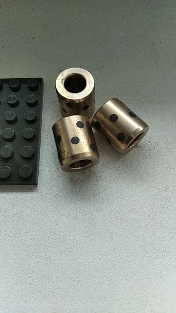 Линейный графитовый медный подшипник 8x15x17 мм, набор медных втулок ...