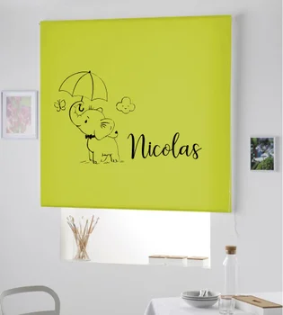 

Blind Iroa customizable Child/Elephant Nicolas! ROLLER BLINDS TRANSLUCENT! (PISTACHIO 100X175)