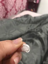 DOTEFFIL-pendientes de tuerca de cuerda suave para mujer, Plata de Ley 925 auténtica elegante, joyería de compromiso de boda, 100%