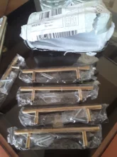 KAK Zinc Alloy Pearl Gold Cabinet Knobs Kitchen Door Handles Drawer Cupboard Door Handle