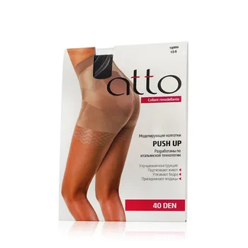 

Women's tights Atto push up 40den coffee 2 size