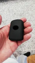 ZAD-Funda de goma de silicona para llave de coche, funda con 2 botones para Toyota Camry, RAV4, Avalon, auris