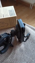 Soporte de teléfono móvil para cochecito de bebé, abrazadera Universal giratoria de 360 grados para silla de ruedas, soporte para teléfono