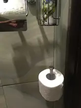 Tools Paper-Holder Toilet Roll-Paper Stainless-Steel Bathroom Wall-Mount Self-Adhesive