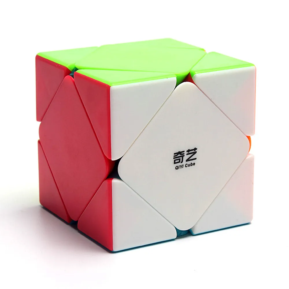 Qiyi QiCheng 3x3 скорость позиционирования перекошенный магический куб QICHENG 3x3 перекос головоломка Магическая Кубо игрушка qiyi 3x3x3 профессиональный косой куб