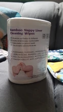 [Littles & Bloomz]-toallitas de limpieza desechables biodegradables para bebés, forro para pañales de tela, forro de Bambú