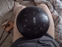 Drum Padded-Drum-Bag Meditation Mallets Steel Yoga 12inch Brand 13-Tone with Pair of