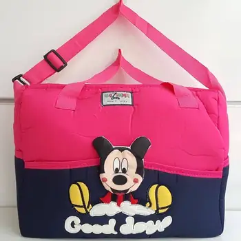 

Cute Mickey Fuchsia Mother Baby Care Bag
