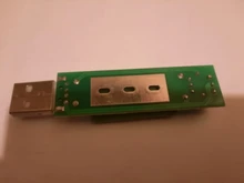 Mini resistencia de carga de descarga USB, 2A/1A con interruptor 1A, led verde, 2A, led rojo