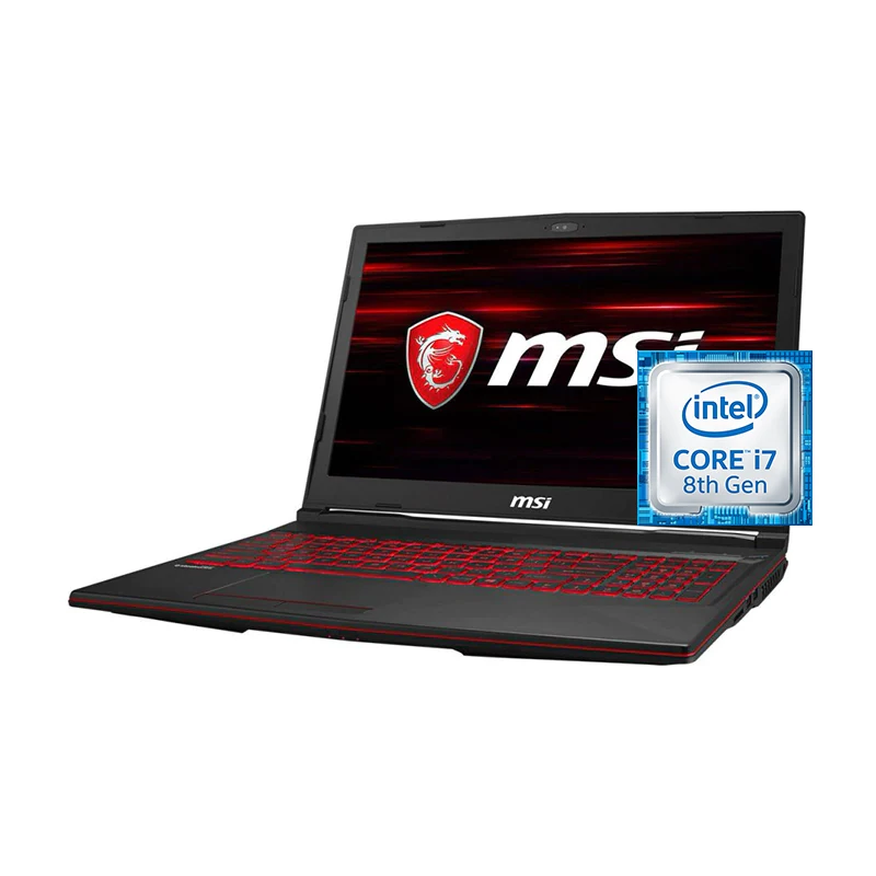 Игровой ноутбук MSI GL63 8SDK 886XRU 15.6&quot FHD IPS/ i7 8750H/8GB/512GB SSD/noODD/GTX 1660 Ti 6GB/DOS Black (9S7 16P732