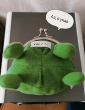 Cartera de rana de Anime Adorable para mujer, llavero de cartera, bolso para Cosplay, accesorios para bolso