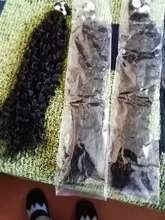 Anjo Plus RYLAI-extensiones de pelo rizado mechones, pelo sintético, 300g, para cabeza completa, 26-30 pulgadas, negro, marrón, degradado