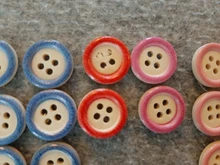 50 Uds Multi-color opcional 4 agujero Color redondas variadas botones de madera Ropa Decoración Scrapbooking de Coser Casa 15mm