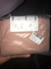 Billeteras de moda para mujer, cartera corta con borla para mujer, Mini monedero, cartera pequeña de mano para mujer, tarjetero de cuero Pu