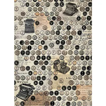 

Rice paper for Decoupage "" craft Premier "", A3, 25 g/m, "" stamps "" cp07237