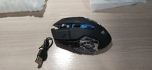 Wireless Gaming Mouse 2400 DPI Rechargeable Adjustable 7 Color Backlight Breathing Gamer