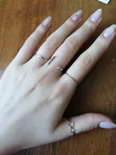 Nueva moda de lujo 4 unids/set estilo coreano anillos Simple Joker de Metal anillo de dedo plateado ajustable para el regalo de las mujeres, anillo de