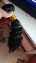 Mechones de ondas profundas extensiones de pelo ondulado mechones brasileños extensiones de cabello de 30 pulgadas con rizos profundos para mujeres negras extensiones de cabello humano mechones
