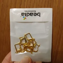 Pendientes de aleación hechos a mano con tope de bala, accesorios para fabricación de joyería