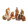 Zayton Statue Nativity Scene Set Baby Jesus Manger Christmas Crib Figurines Miniatures Ornament Church Xmas Gift Home Decoration ► Photo 3/6