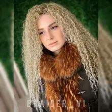 Extensión de pelo natural de 22 pulgadas, pelo sintético rizado, fibra de alta temperatura, Ombre, marrón, 2 unidades/lote, extensiones de mechones de pelo ondulado