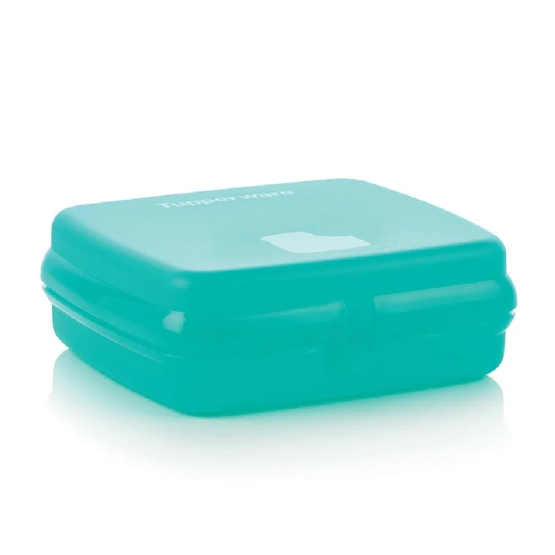 Tupperware Sandwich Keeper Container Teal