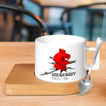 

Personalized Professional Economist Wood Altlıklı Ceramic Cup