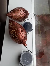 Led-Lantern Control Solar-Lamp Garden-Light Sensitive-Sensor Hanging Outdoor Olive-Shape