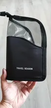 Bolsa de cosméticos con soporte para mujer, bolsa de maquillaje transparente con cremallera, organizador de viaje para brochas de maquillaje, 1 unidad