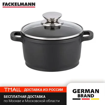 

Saucepan with lid Fackelmann Elo Alucast, 4 L Kitchen Pans Induction pots aluminium pots Steel cookware Induction cookware Non-stick pan Pan with lid