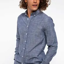 Дефакто модная мужская клетчатая рубашка с длинным рукавом, Мужская Повседневная блуза, мужские свободные комфортные рубашки для отдыха на осень, новинка-I9838AZ18AU