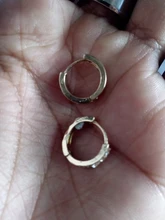 1 par de pendientes en línea de acero inoxidable con cristales, pendientes de aro, pendientes Brincos para mujeres y hombres, joyería