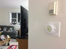 Light Wardrobe Led-Closets-Lights Remote-Control Battery-Operated Under-Cabinet Dimmable