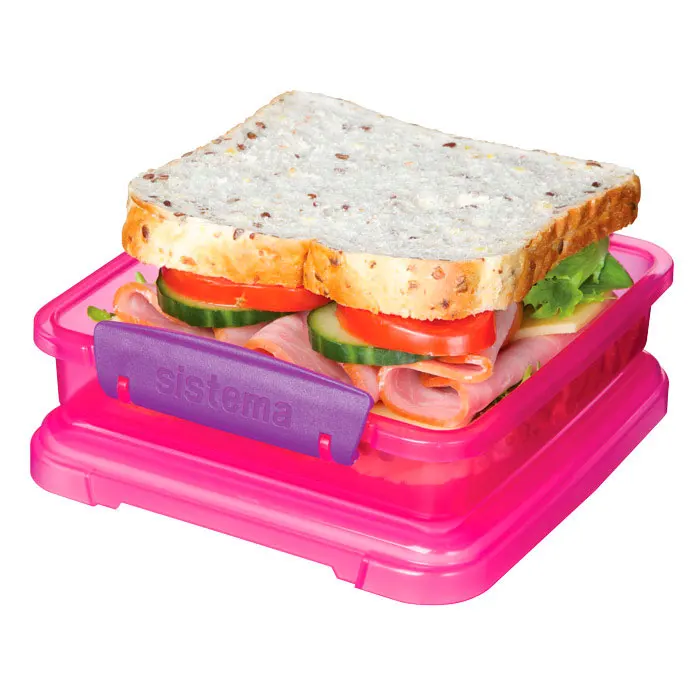 Контейнер для сэндвичей Sistema &quotLUNCH+BAKE IT&quot 450мл фиолетовый 31646|Лотки хранения| |