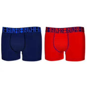 

FREEGUN Boxers type boxer pack 2/6 units in various Colour plain basic.