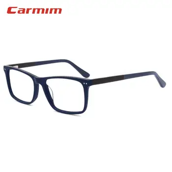 

Classic rectangular shape adorn Silver rivets make the eyewear simply but decent -never fade of acetate material G173