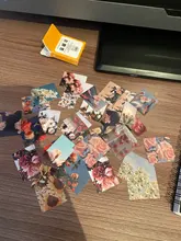 Paquete de 46 unidades de adhesivos florales de papelería, planificador, diario de Scrapbooking, Deco, suministros de oficina escolar, pegatinas Kawaii