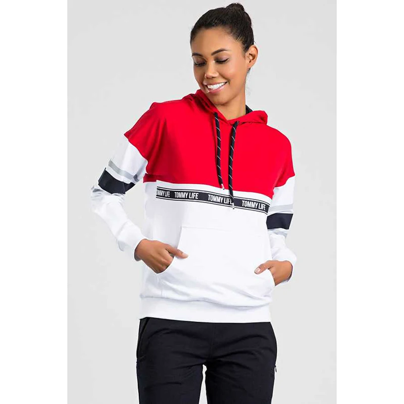 Pijamas para mulheres com capuz conjuntos de