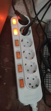 Power-Strip Switches Sockets Surge-Protection Electrical-Extension Independent 5/6-Outlets