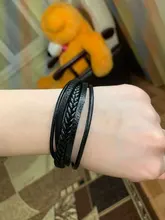 ZOSHI-Pulseras de cuero coloridas trenzadas para hombre, brazalete Heren, pulseras de cuero genuino a la moda con hebilla magnética